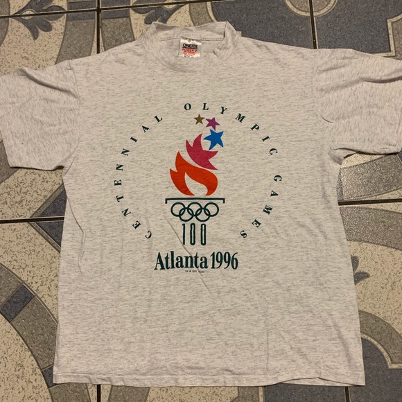 Oneita Other - NWOT Vintage ‘96 Atlanta Olympics Graphic Logo Tee